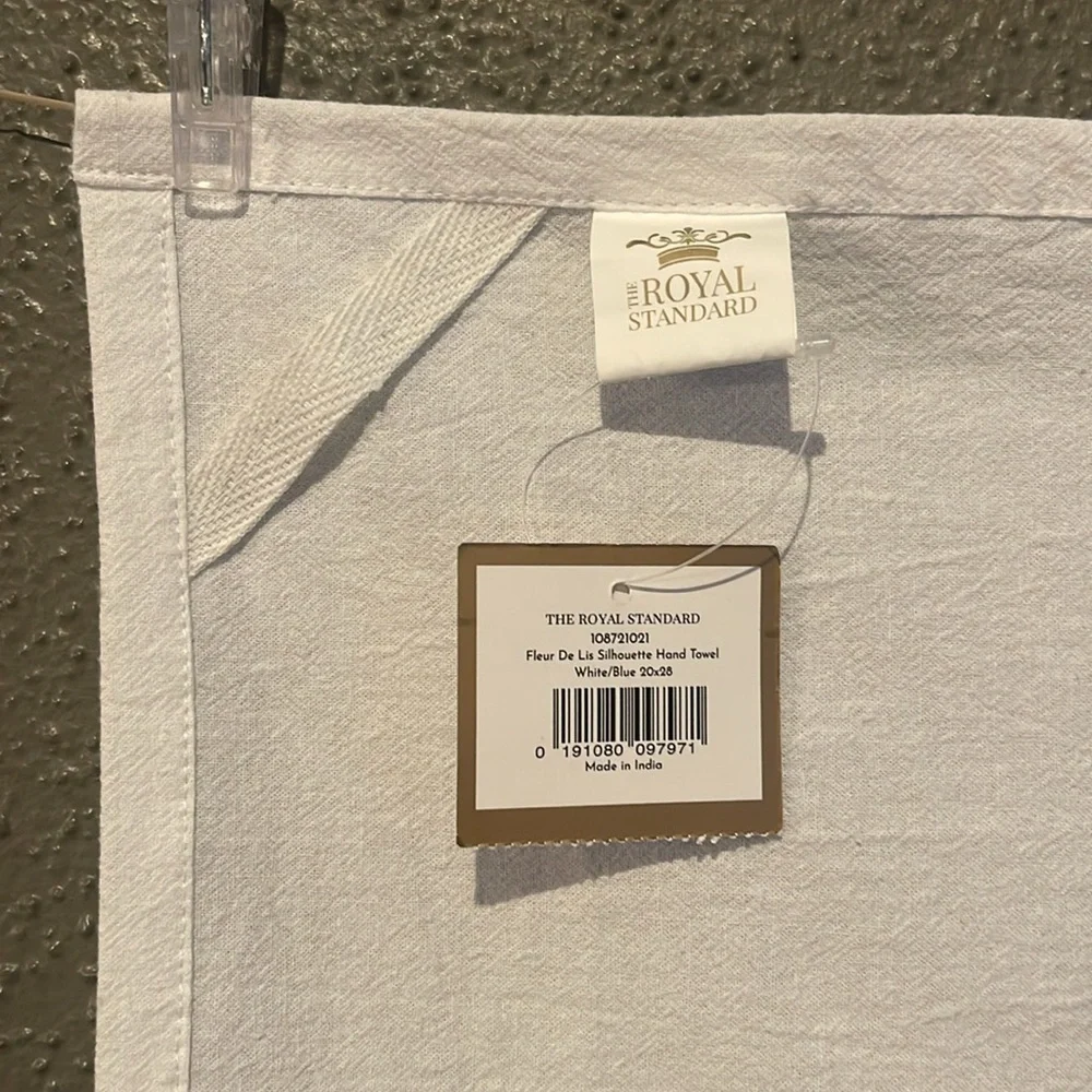 The Royal Standard Fleur-de-Lis Silhouette Hand Towel